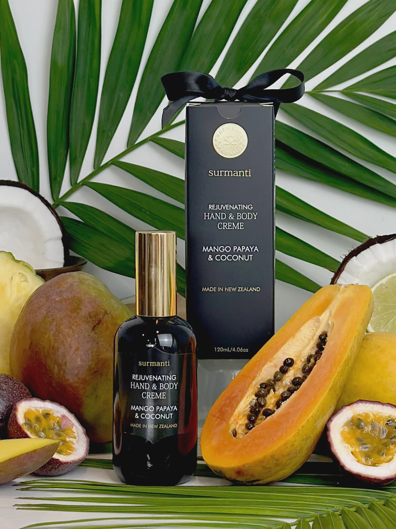 Surmanti Hand & Body Creme - Mango Papaya & Coconut