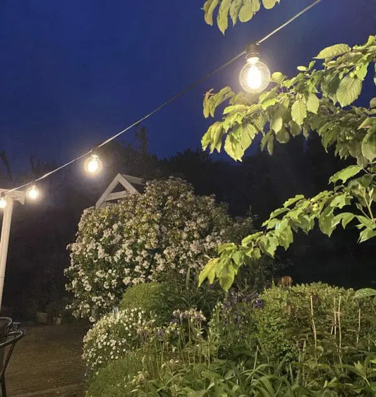 Stellar Haus 15 Meter Outdoor Festoon String with G80 Classic Bulbs