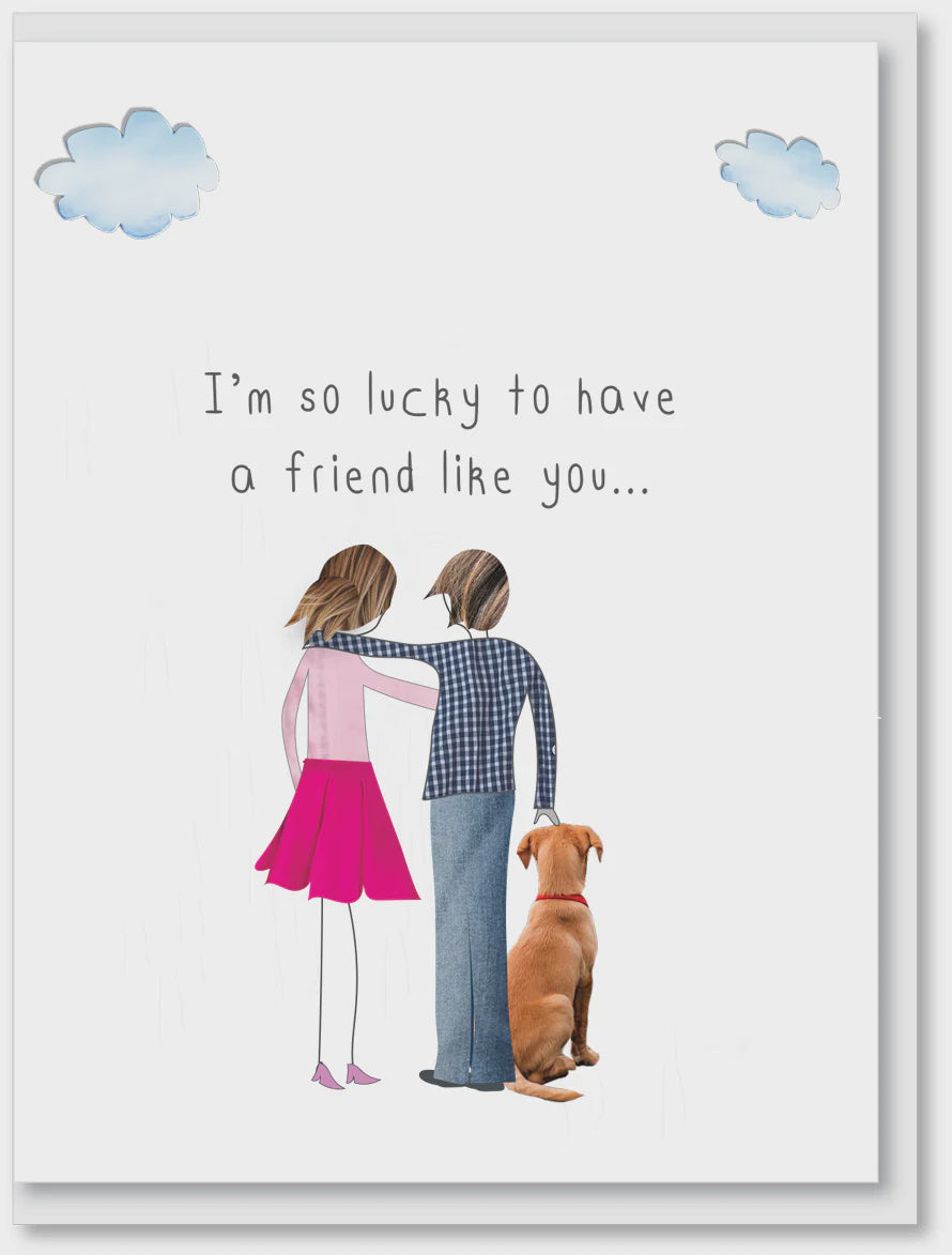 icandy Card I'm so lucky to have a friend like you....