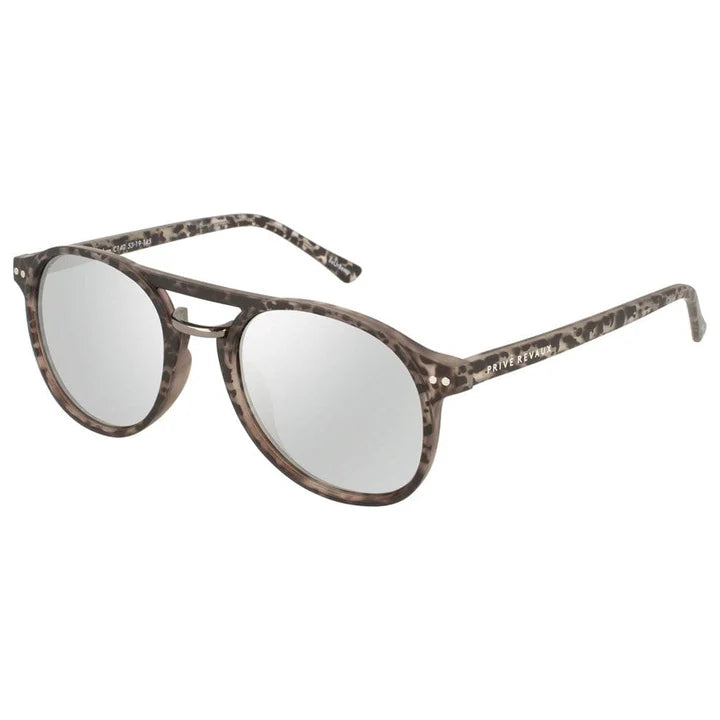 Prive Pevaux Sunglasses - The Island Hop Gunmetal Tort