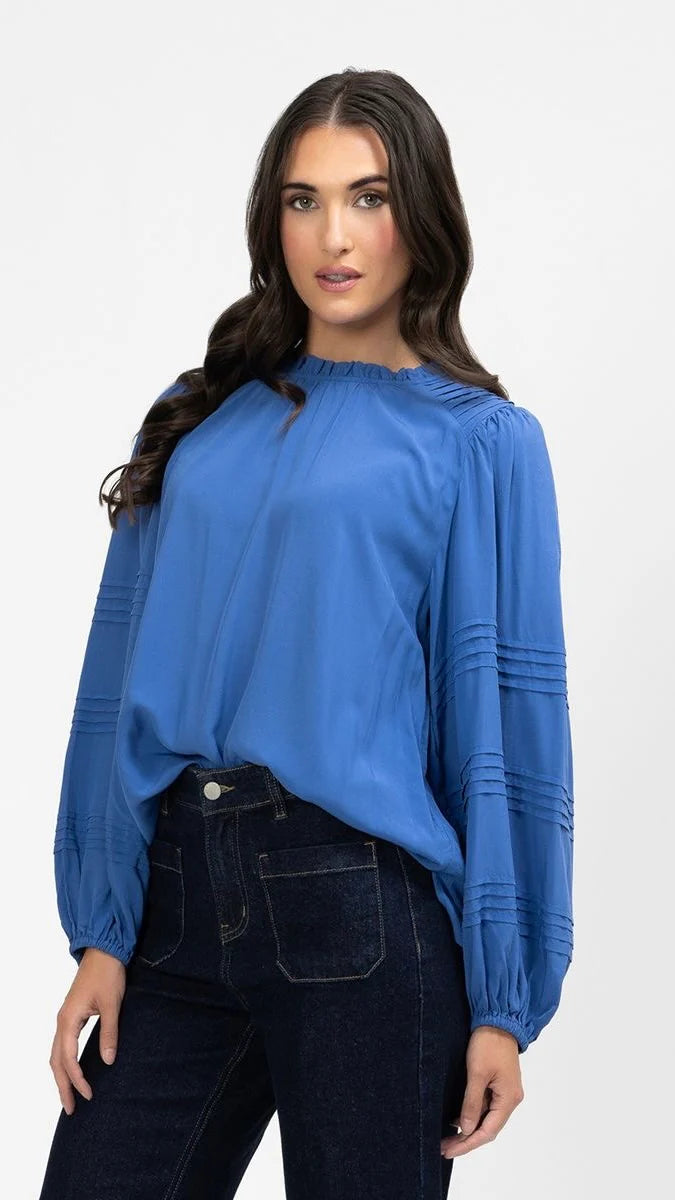 Seeking Lola Frankie Top - Sapphire