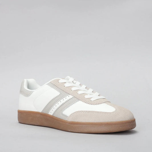 Le Sansa Jasper Sneaker - White / Light Grey