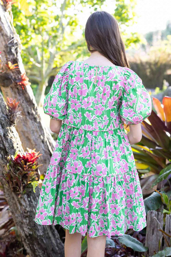 Charlo Jordyn Dress - Pink/Green
