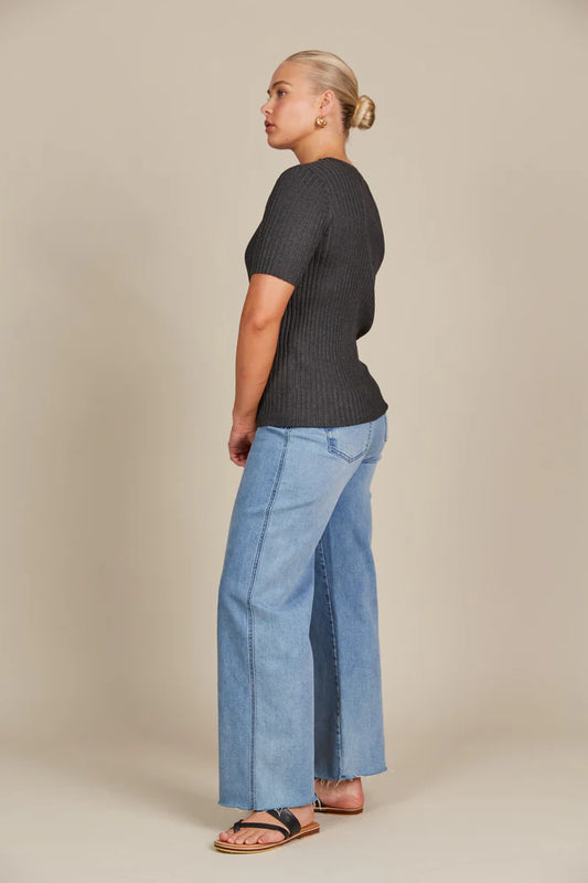 Isle of Mine Juliette Top - Graphite