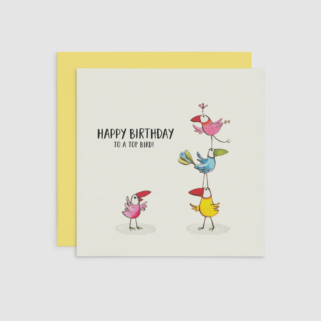 Twigseeds Card Happy Birthday to a Top Bird!