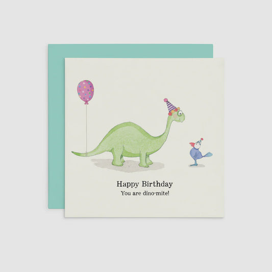 Twigseeds Card Happy Birthday You are dino-mite!