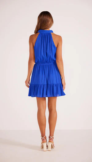 MinkPink Kameo Mini Dress Cobalt