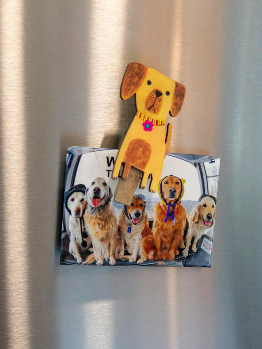 Artisanal Magnet Bag Clips - Dog