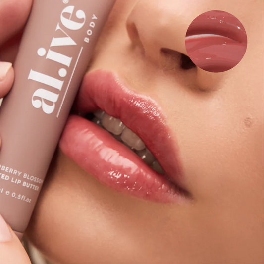 al.ive Body Tinted Lip Butter - Raspberry Blossom