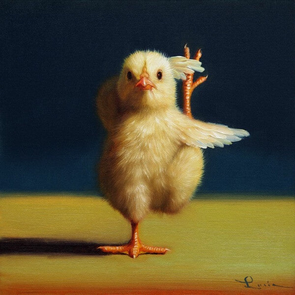 Image Vault Black Box Frame - Yoga Chick Standing Split