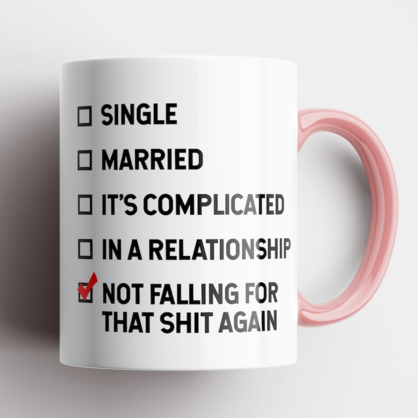 Disrupted Industries Mug Relationship Options Pink