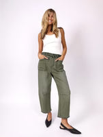 Monaco Leo Barrel Jean - Khaki