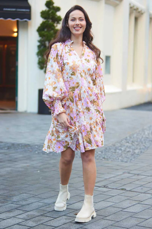 Charlo Peta Floral Dress