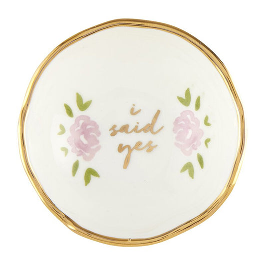 Artisanal Jewellery Dish - I said Yes