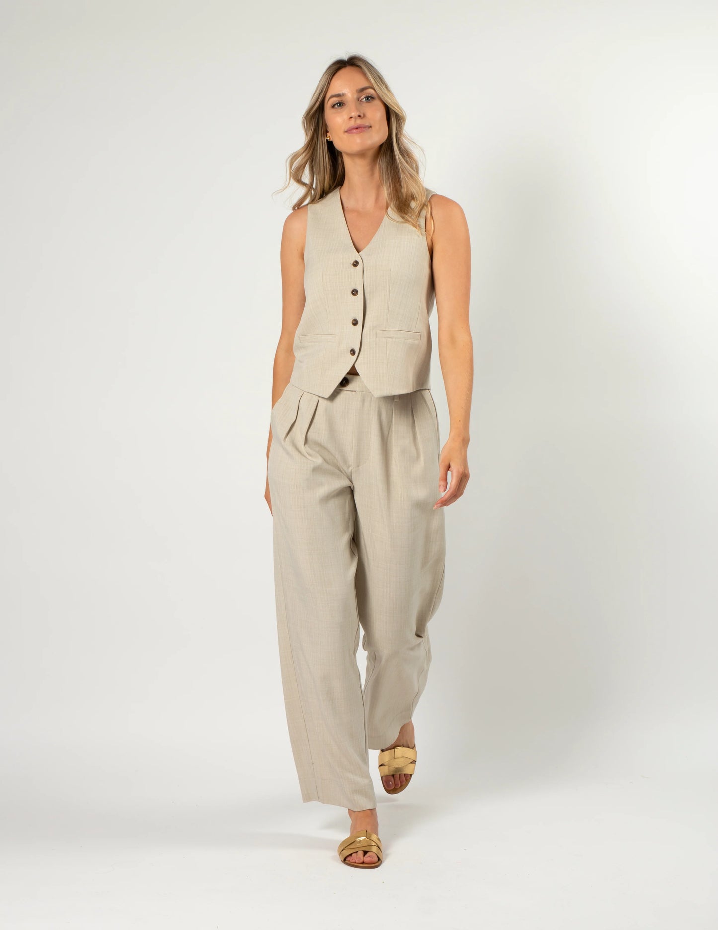 Stella + Gemma Blaise Pants - Wheat