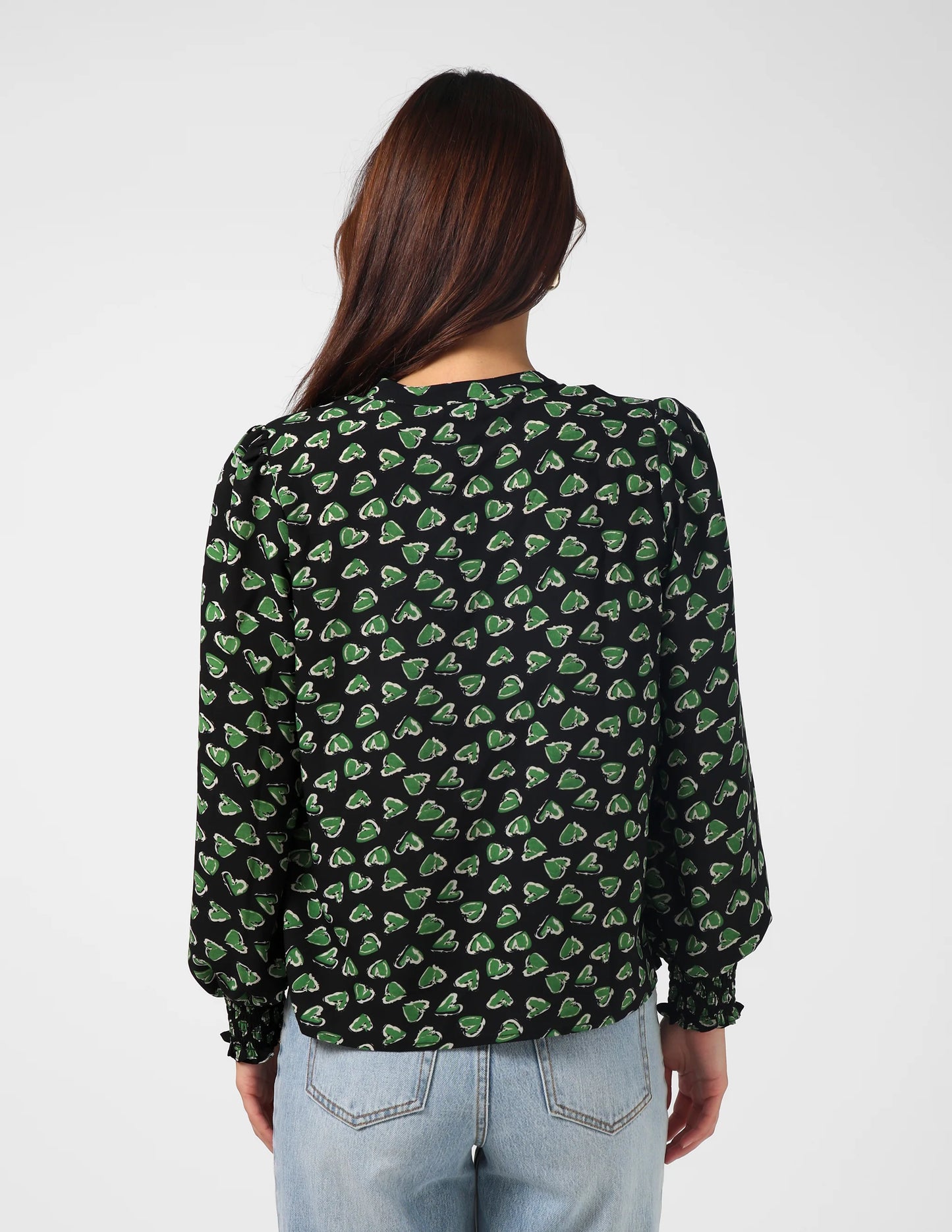 Stella + Gemma Cecily Blouse - Olive Green with Envy