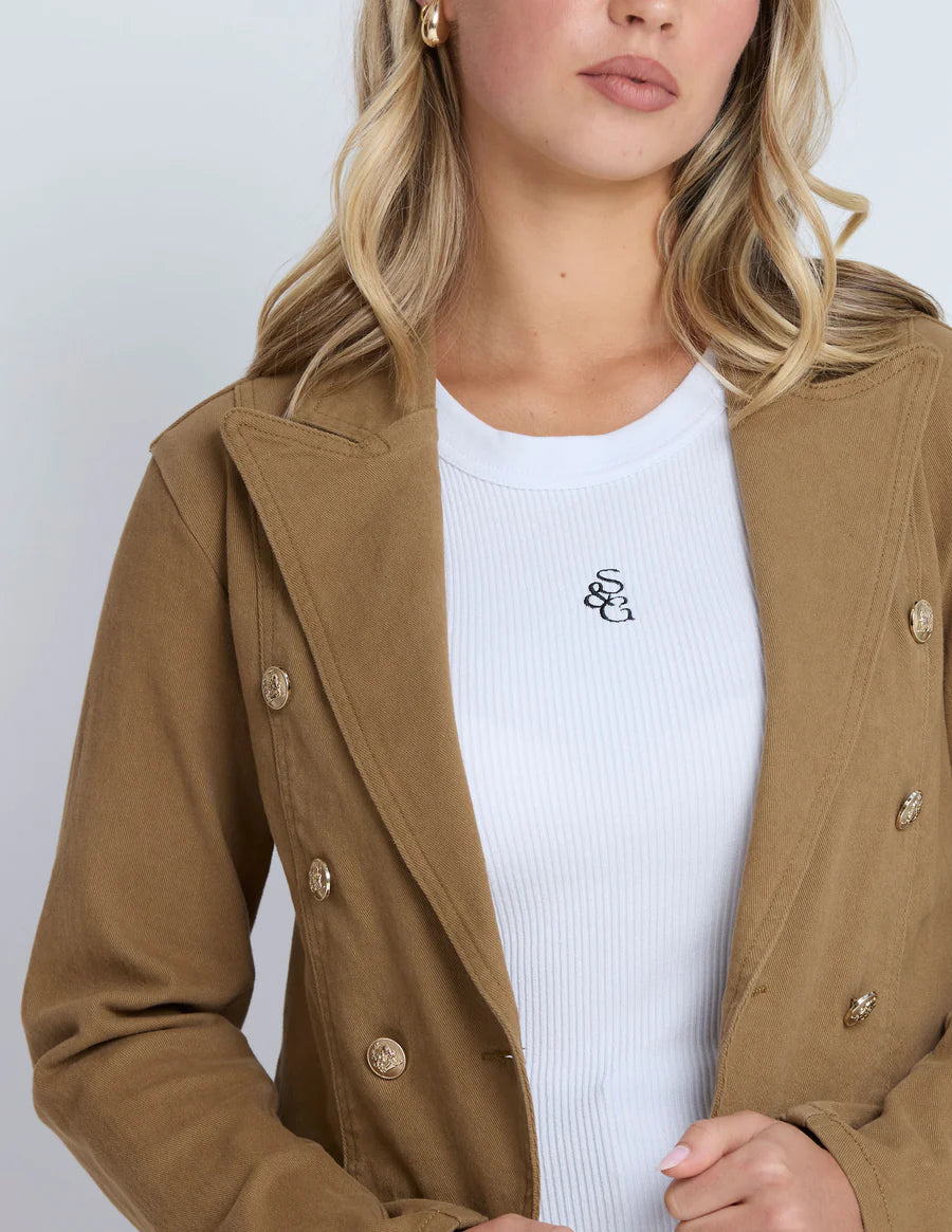 Stella + Gemma Dayna Jacket - Camel