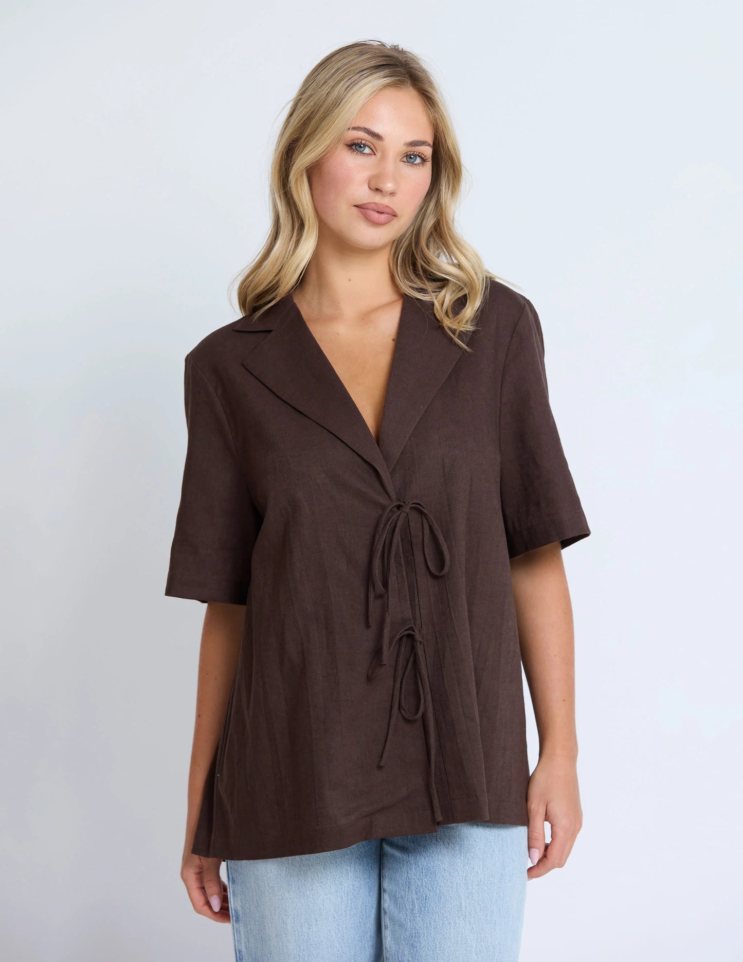 Stella + Gemma Solene Shirt - Chocolate