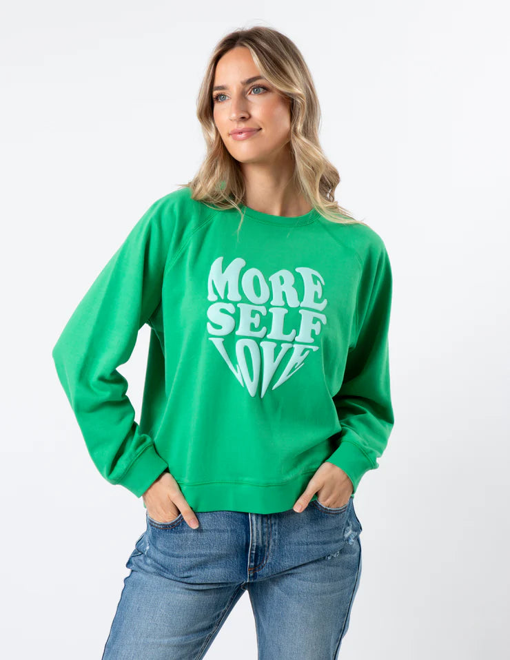 Stella + Gemma Everyday Sweater More Self Love Emerald
