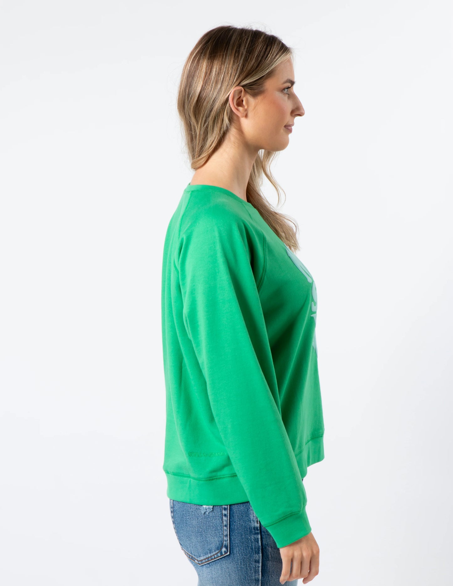 Stella + Gemma Everyday Sweater More Self Love Emerald