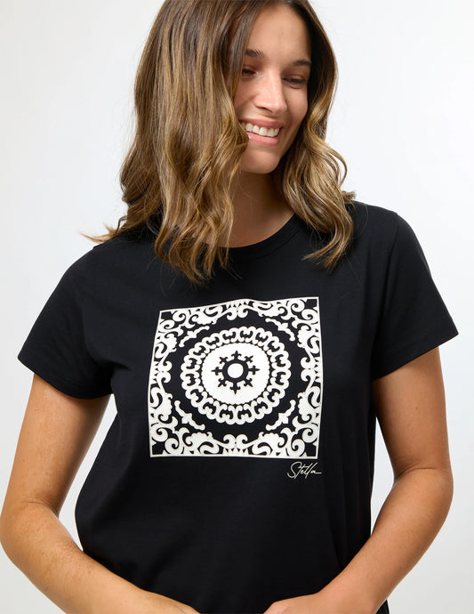 Stella + Gemma Classic Tee - Black Onyx Patch