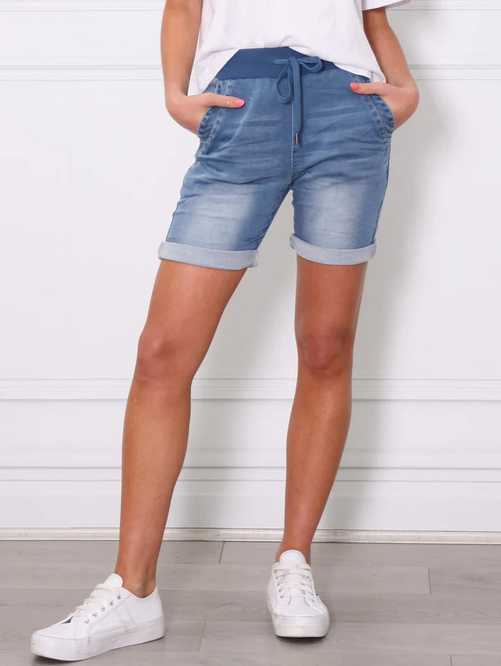 Monaco Jeans Riley Short - Light Blue Wash