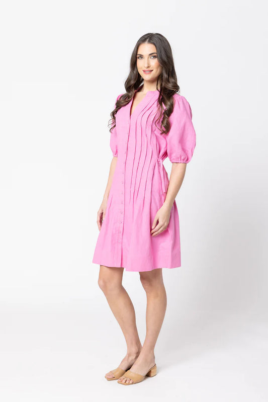 Seeking Lola Indulgent Shirt Dress - Bubblegum