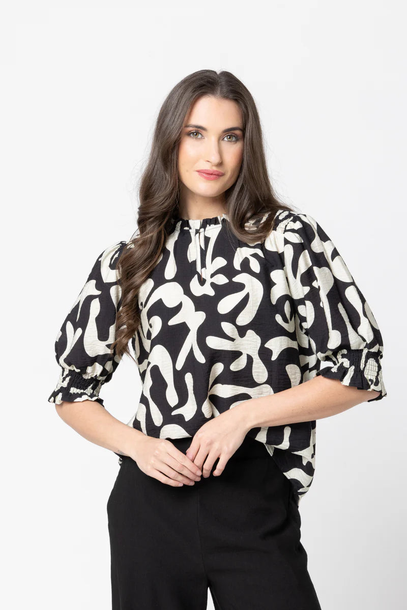 Seeking lola Gifted Top - Bold Ink
