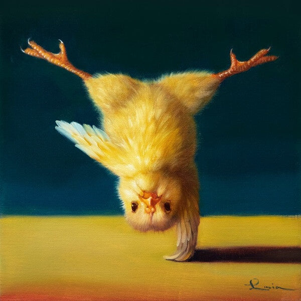 Image Vault Black Box Frame - Yoga Chick One Legged Tree