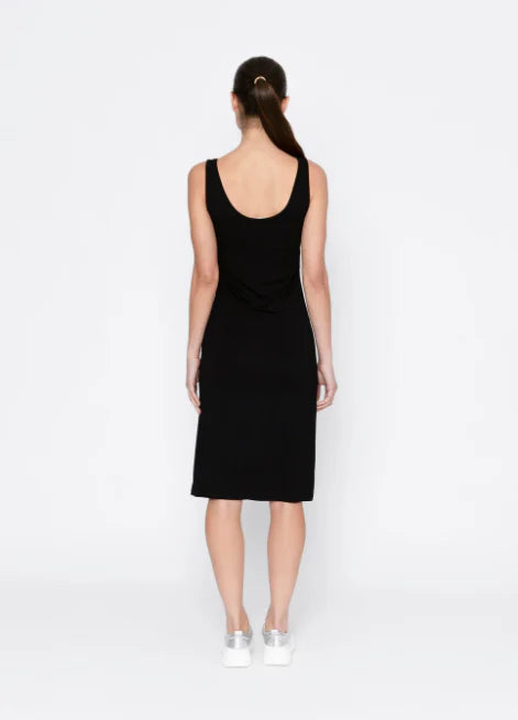 Two By Two Reversable Rayon Slip Full Length - Black