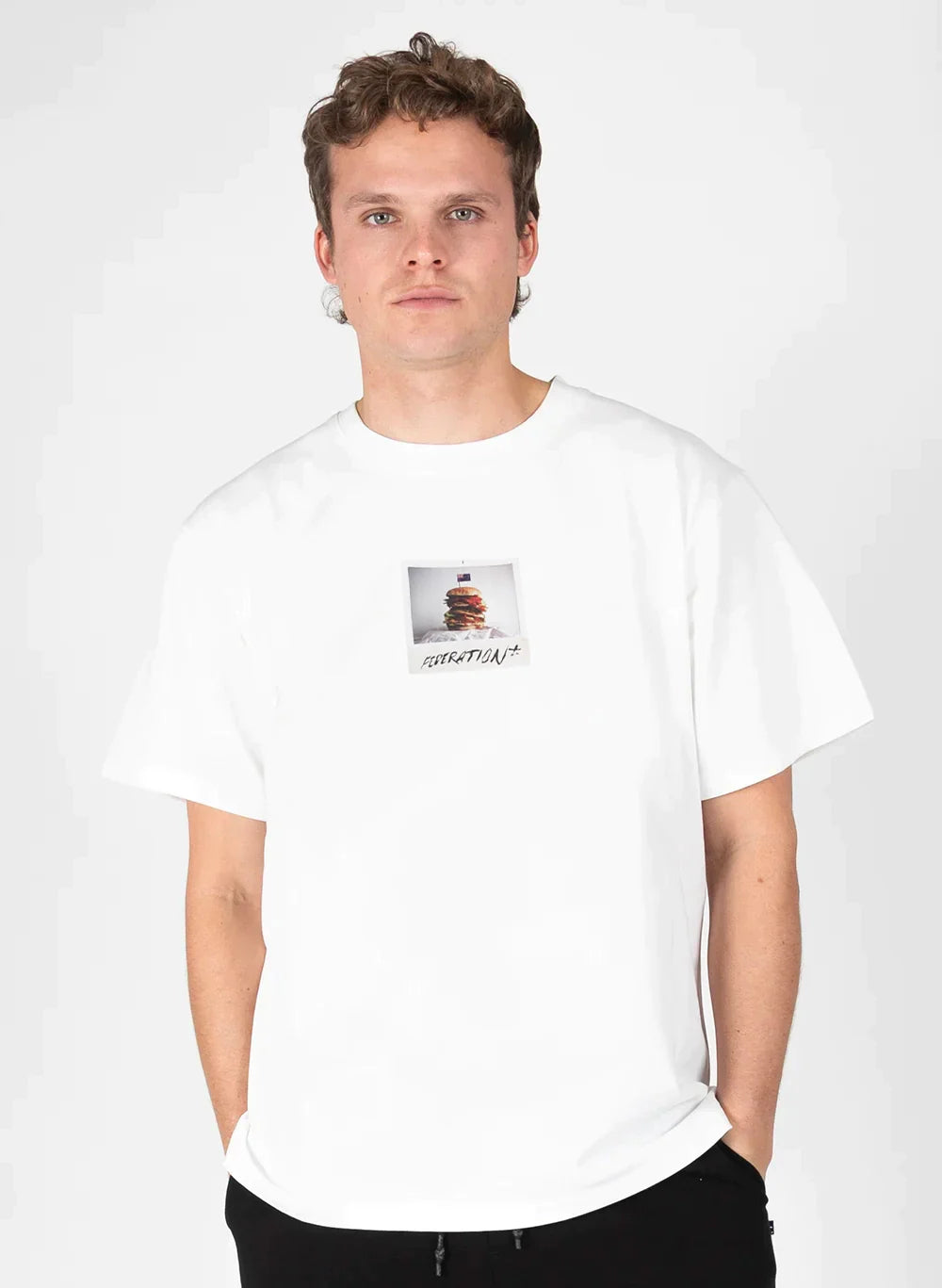 Federation Our Tee White Polaroid - Burger