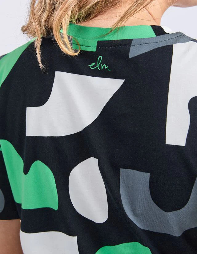 Elm Stijl Dress - Abstract Yardage Print