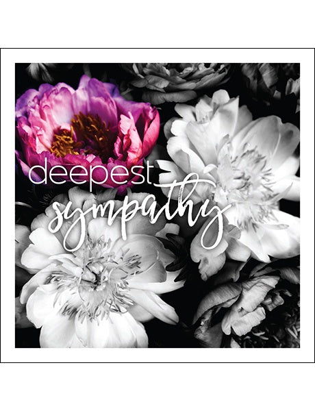 Affirmations Mini Card Deepest Sympathy