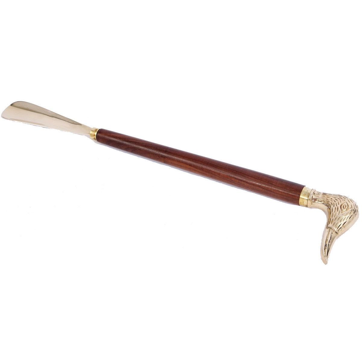 RFA Shoe Horn Walnut Finish /Brass