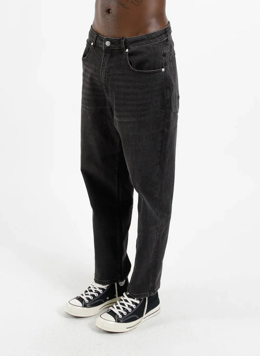 Federation Take It Easy Jean- Washed Black