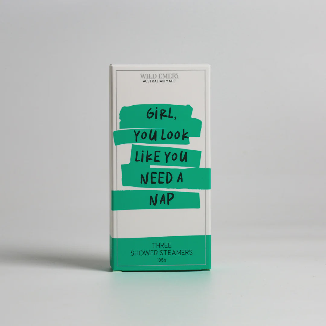 Ha Naturally Shower Steamers Pack of 3 - Girl, You look like you need a Nap