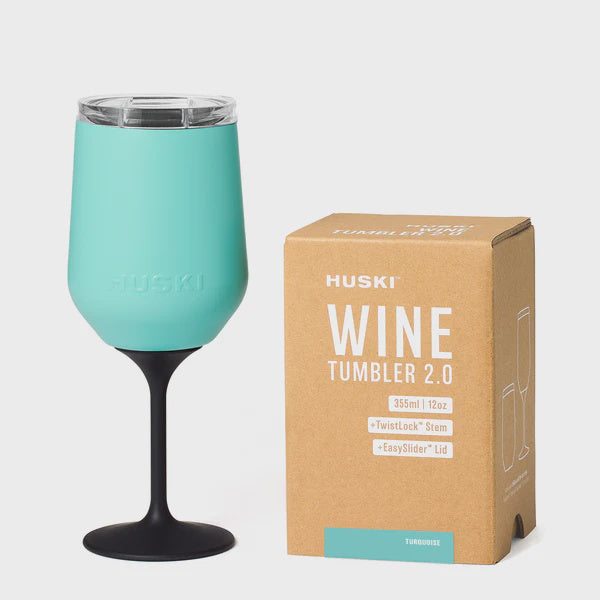 Huski Wine Tumbler 2.0 - Turquoise ( Limited Release)