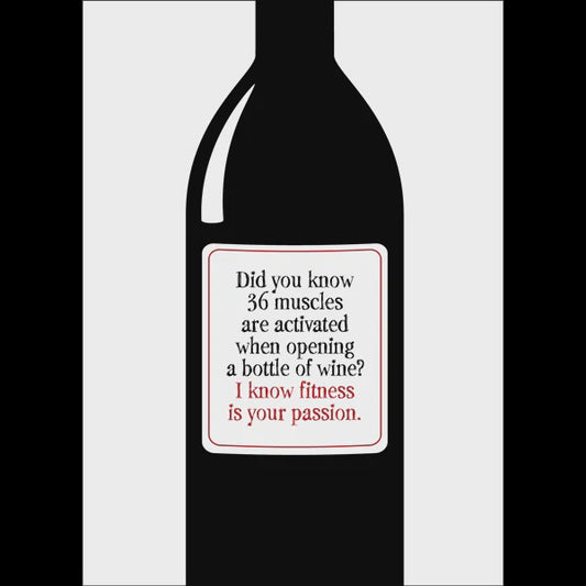 Defamations Card - Wine Bottle