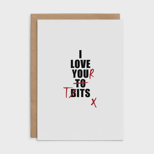 Defamations Card -I Love your Tits