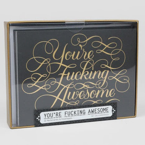 Bookreps Notecards You're the F**cking Best