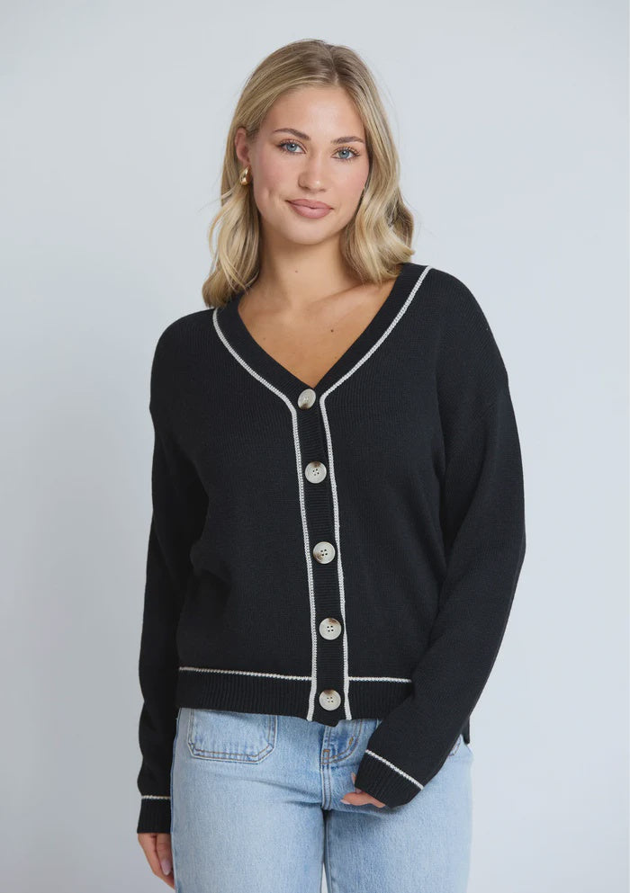 Stella + Gemma Annaliese Cardigan - Black