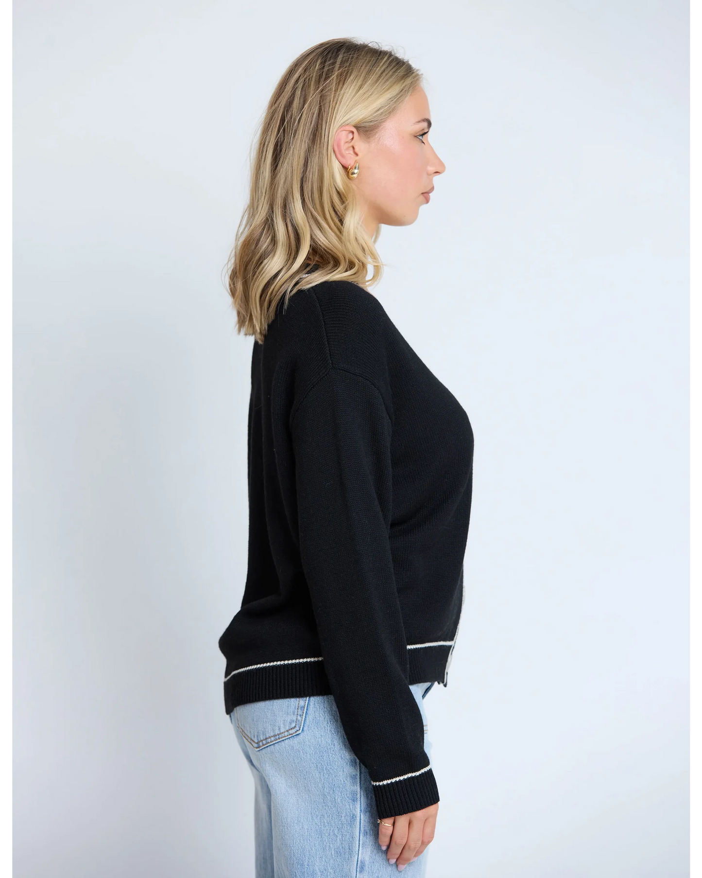 Stella + Gemma Annaliese Cardigan - Black