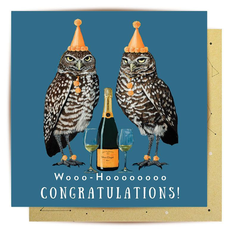 Live Wires Card - Wooohoooo Congratulations