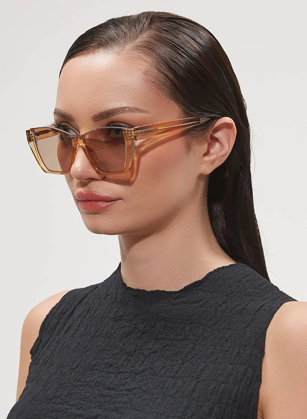 Otra Eyewear Sunglasses - Belle Trans Gold/Brown