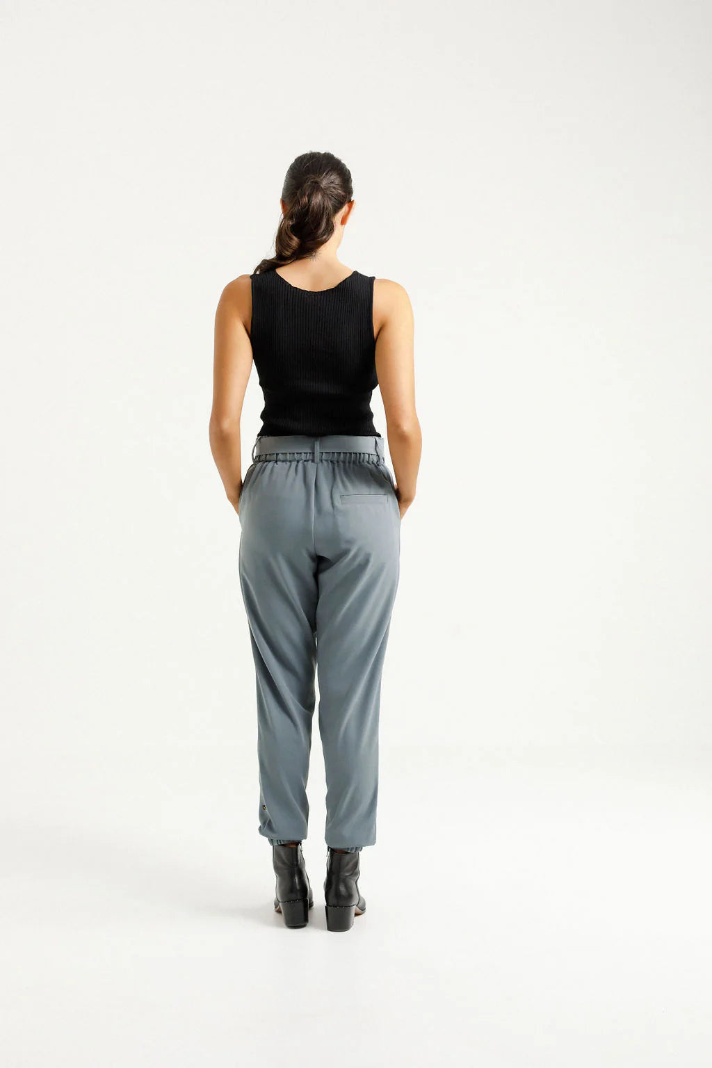 Homelee Billie Pants - Pewter