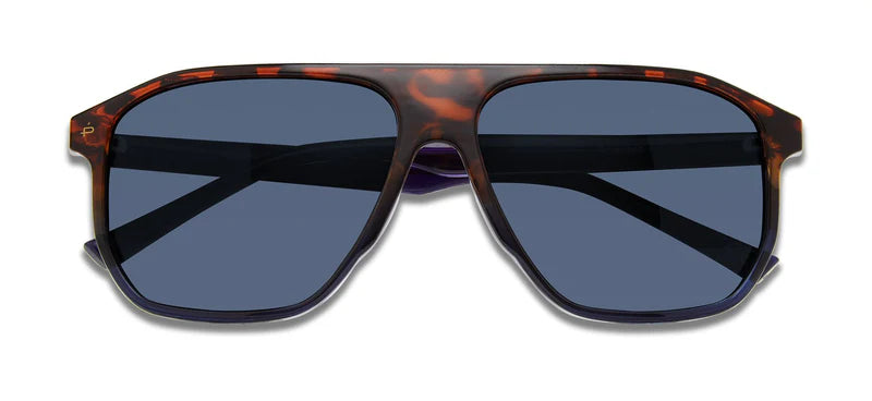 Prive Pevaux Sunglasses - The Cruz Brown Tort/Blue