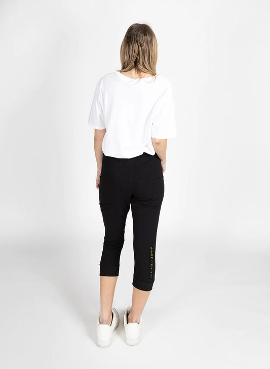 Federation Cut Trackie Black - Trio