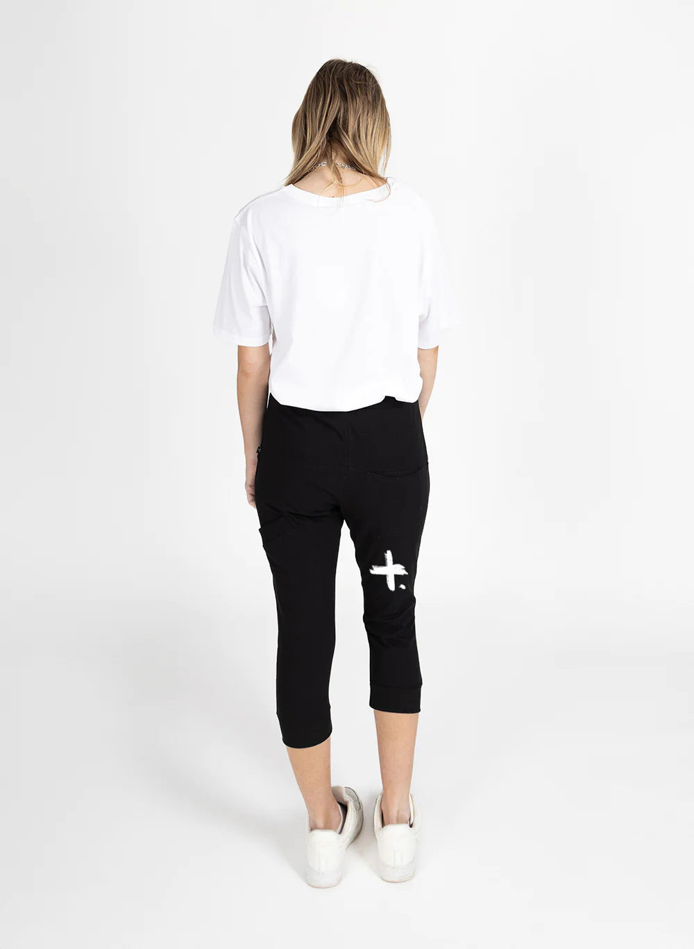 Federation Cut Trackies Paint Plus 2.0 Black/White