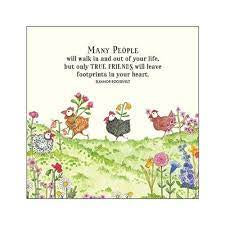 Twigseeds Card Many People walk in & out of your life