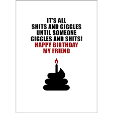 Defamations Card It's all Shits & Giggles